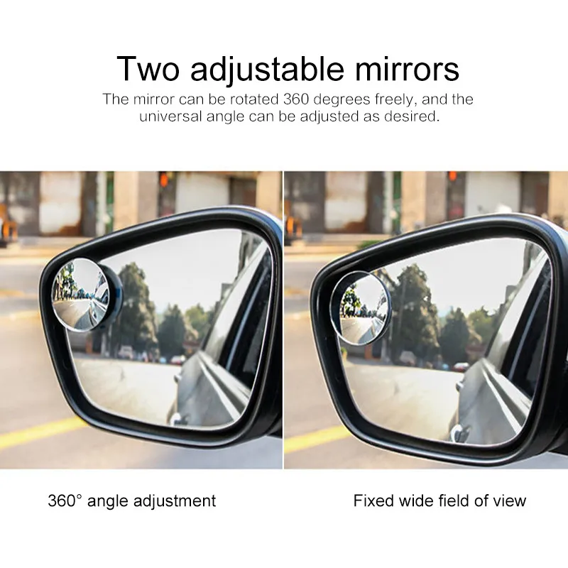 Car Blind Spot Wide Angle Round Convex Mirror for bmw-5er Series AUDI-A4 TOYOTA-CAMRY RAV4 | Автомобили и мотоциклы