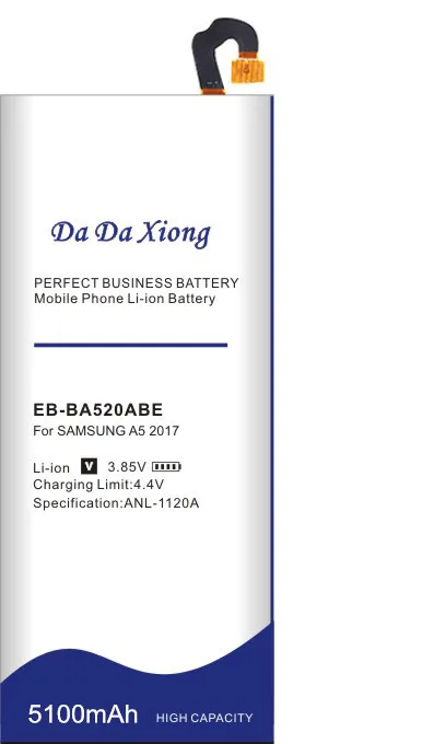 DaDaXiong Оригинальный аккумулятор Samsung для Galaxy 2017 Edition A5 A520F SM телефона 5100