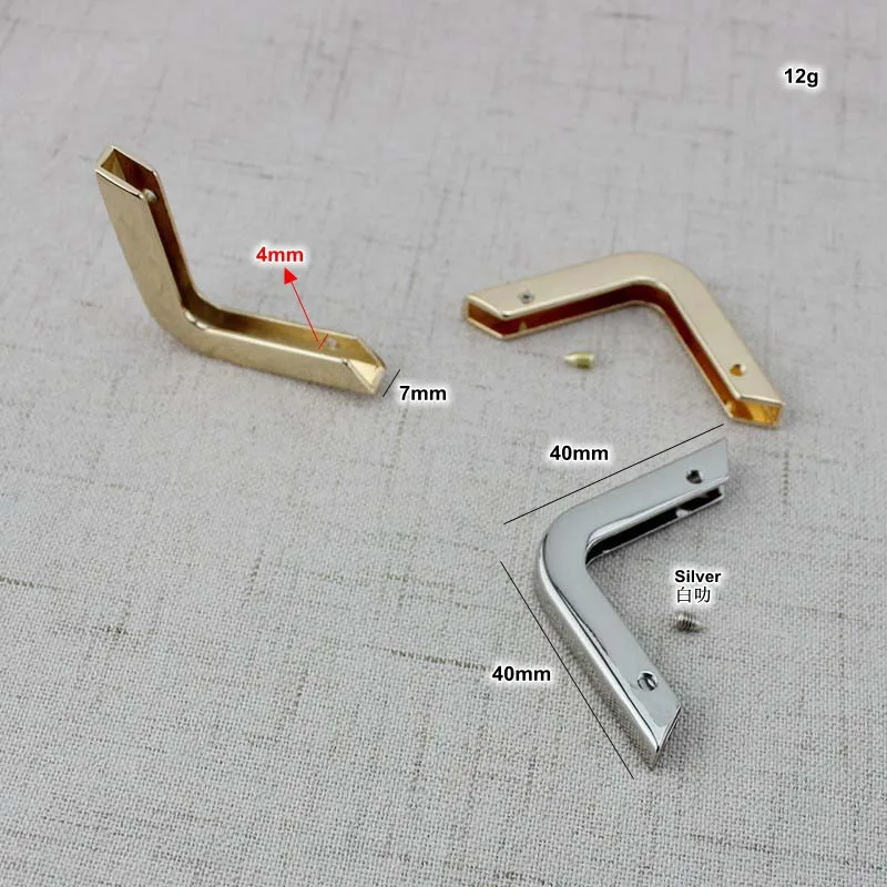 10 шт. декоративные Концевики для сумок в винтах золотистые сделай сам модные