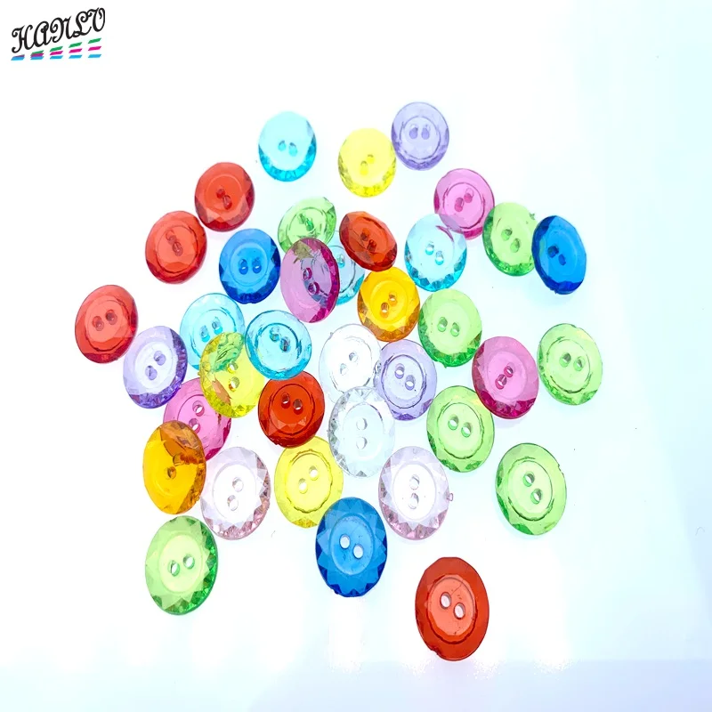 

HANLV 12mm 200/600PCS Mix Colors Random Heart Shank Plastic Buttons Kid's Apparel Sewing Accessories DIY Crafts