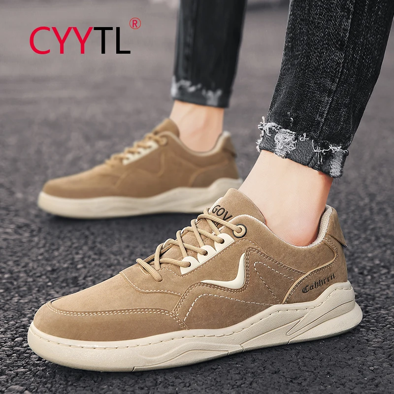 

CYYTL Casual Shoes for Men British Style Flat Oxford Business Leather Sneakers Driving Soft Comfortable Outdoor Walking Loafers