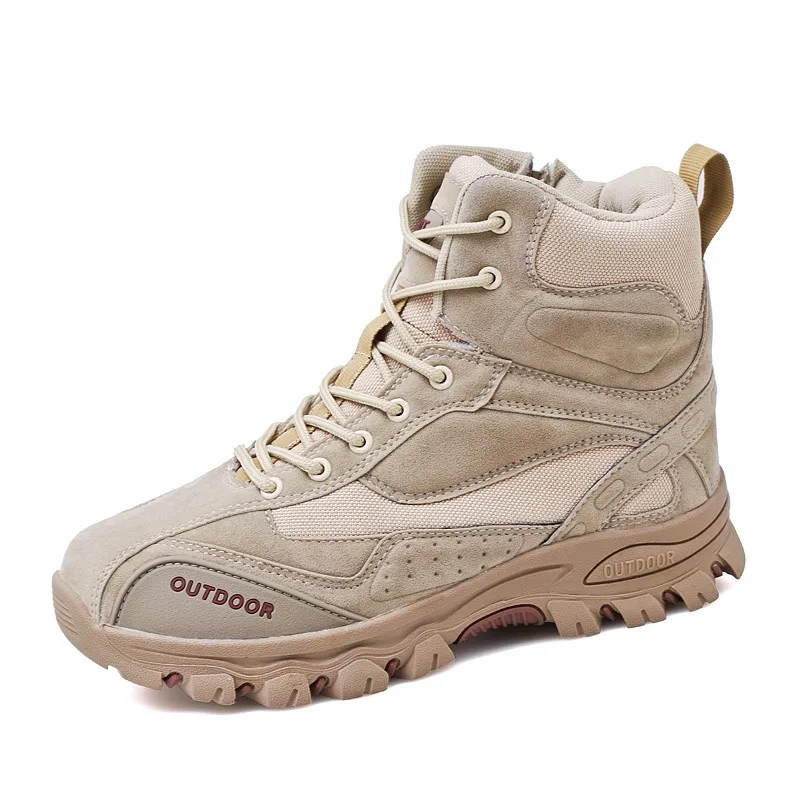 

Winter Boots Men Warm Snow Boots Men High Quality Winter Military Boots Men Leather Shoes Men Cow Suede Work Waterproof 39-47