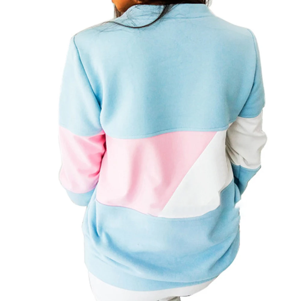 Женская толстовка с капюшоном длинным рукавом и круглым вырезом - купить по