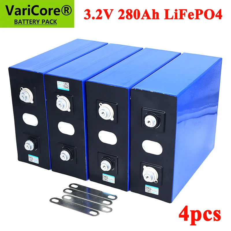 VariCore 4pcs 3.2v 310Ah 280Ah 240Ah 105Ah Lifepo4 Rechargeable Battery Lithium Iron Phosphate Solar Cell 12v 24v 36v Tax Free |