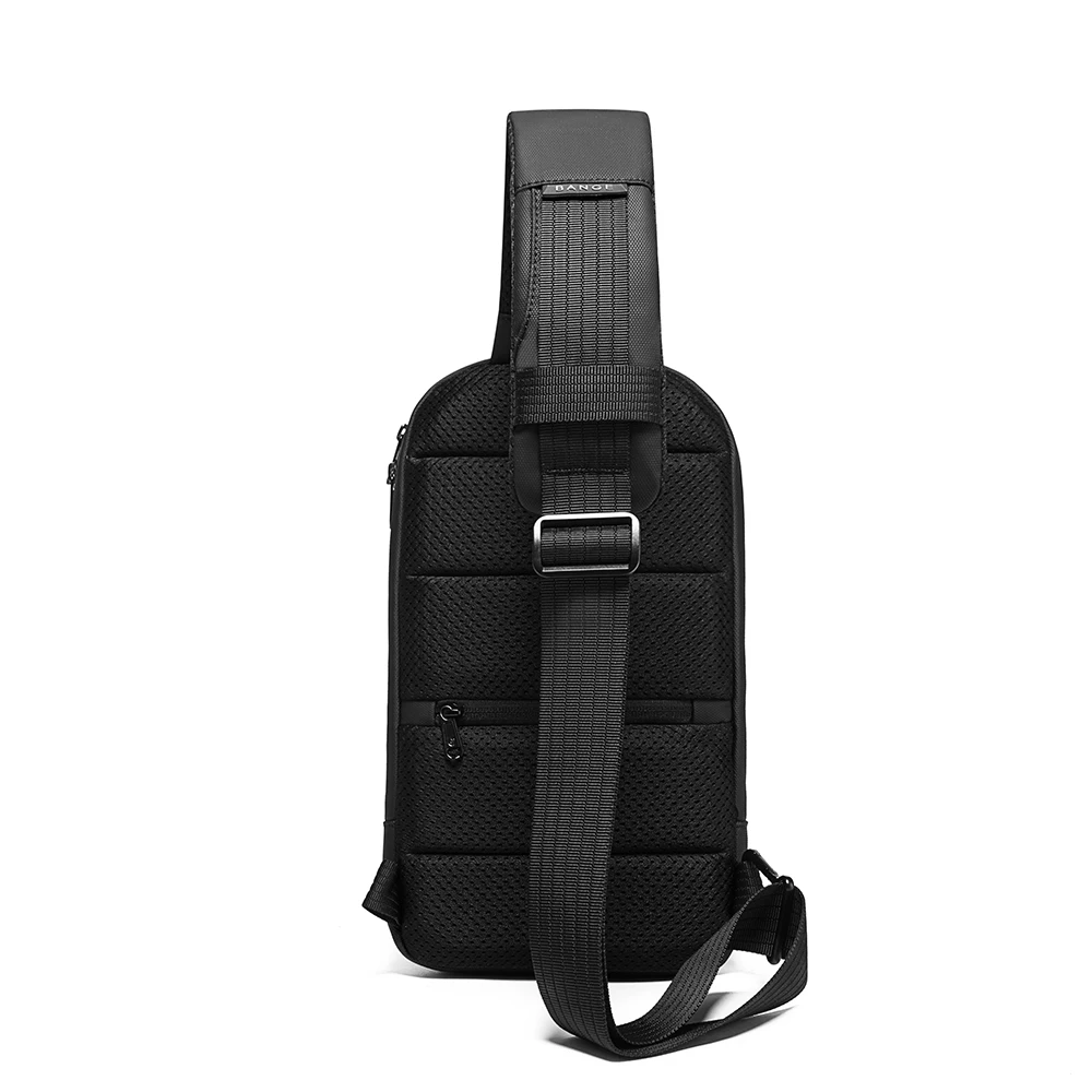 Fashion Anti Theft Multifunction Men Chest Bag Crossbody USB Charging Shoulder Messenger Bags