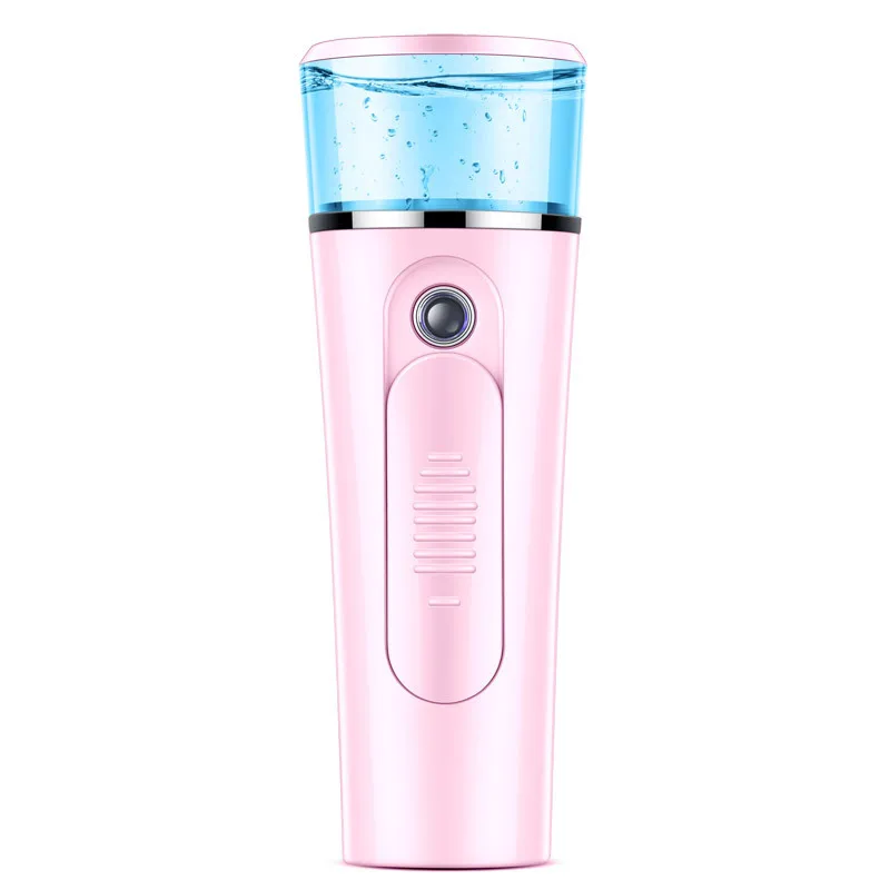 

Free shipping Hand Mask Nano Mist Sprayer Mini Portable Facial Spray Instrument Humidifying Anion Face Steaming