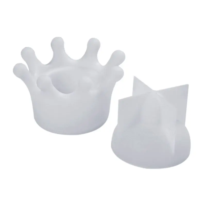 

New DIY Storage Box Mold Crystal Epoxy Resin Set Table Decoration Jewelry Three-dimensional Crown Molding Silicone Molds