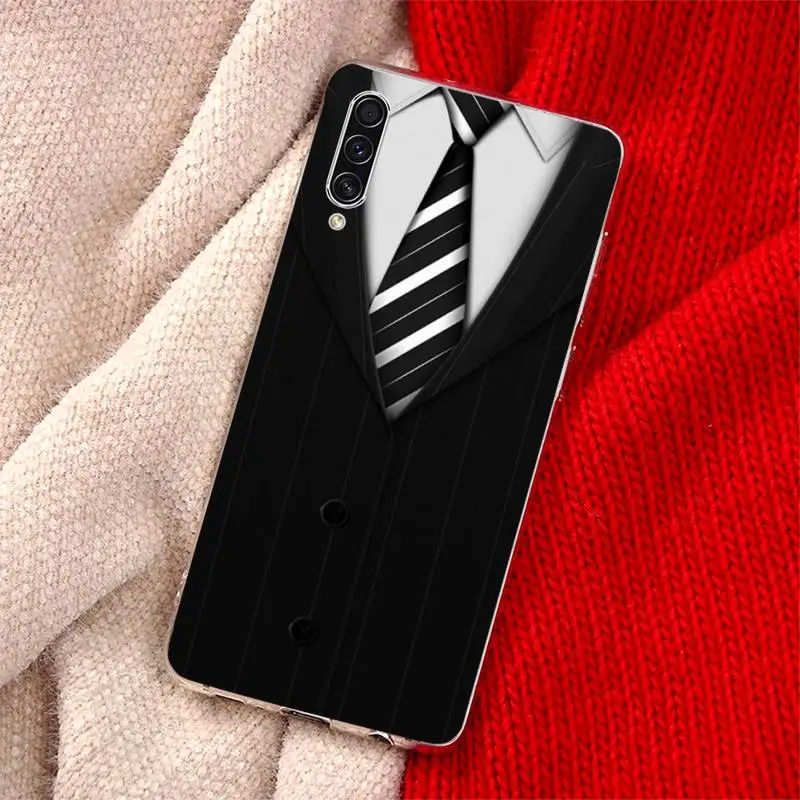

gentleman Man Suit Shirt Tie lion Phone Case For Samsung Galaxy S5 S7 S8 S9 S10 S10e S20 edge plus lite