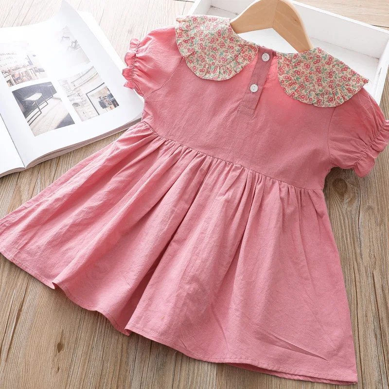 Платье для девочек с цветами Элегантное летнее платье на Рождество + сумка