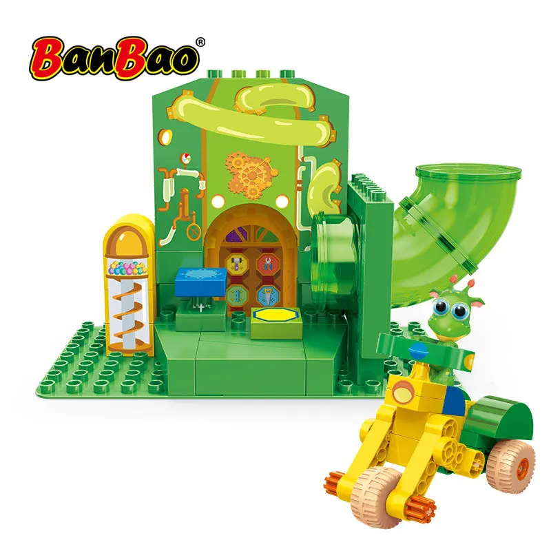 Блоки Banbao детские развивающие большие строительная станция для детей