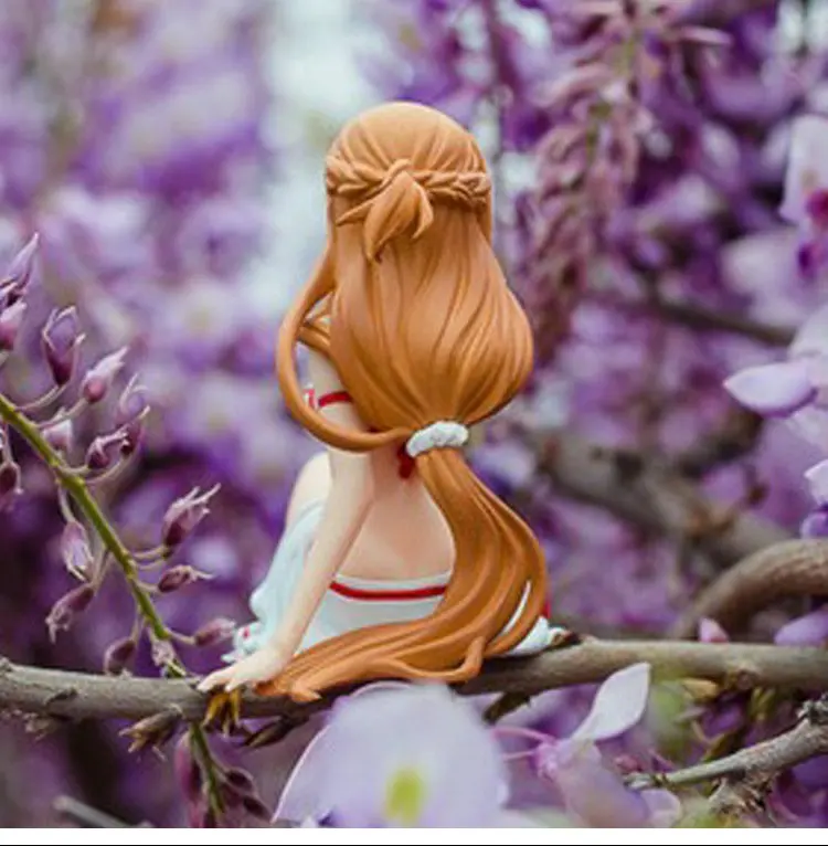 Аниме Сан-меч 13 см искусство онлайн сексуальная Asuna Yuuki Kirito Figma экшн-фигурки