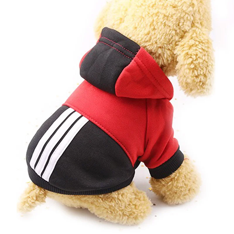 Мультяшная Одежда для собак зимнее теплое пальто куртка маленьких свитер