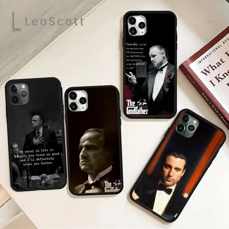 

American movie father god star Phone Case for iPhone 11 12 pro XS MAX 8 7 6 6S Plus X 5S SE 2020 XR Soft silicone Cover Funda