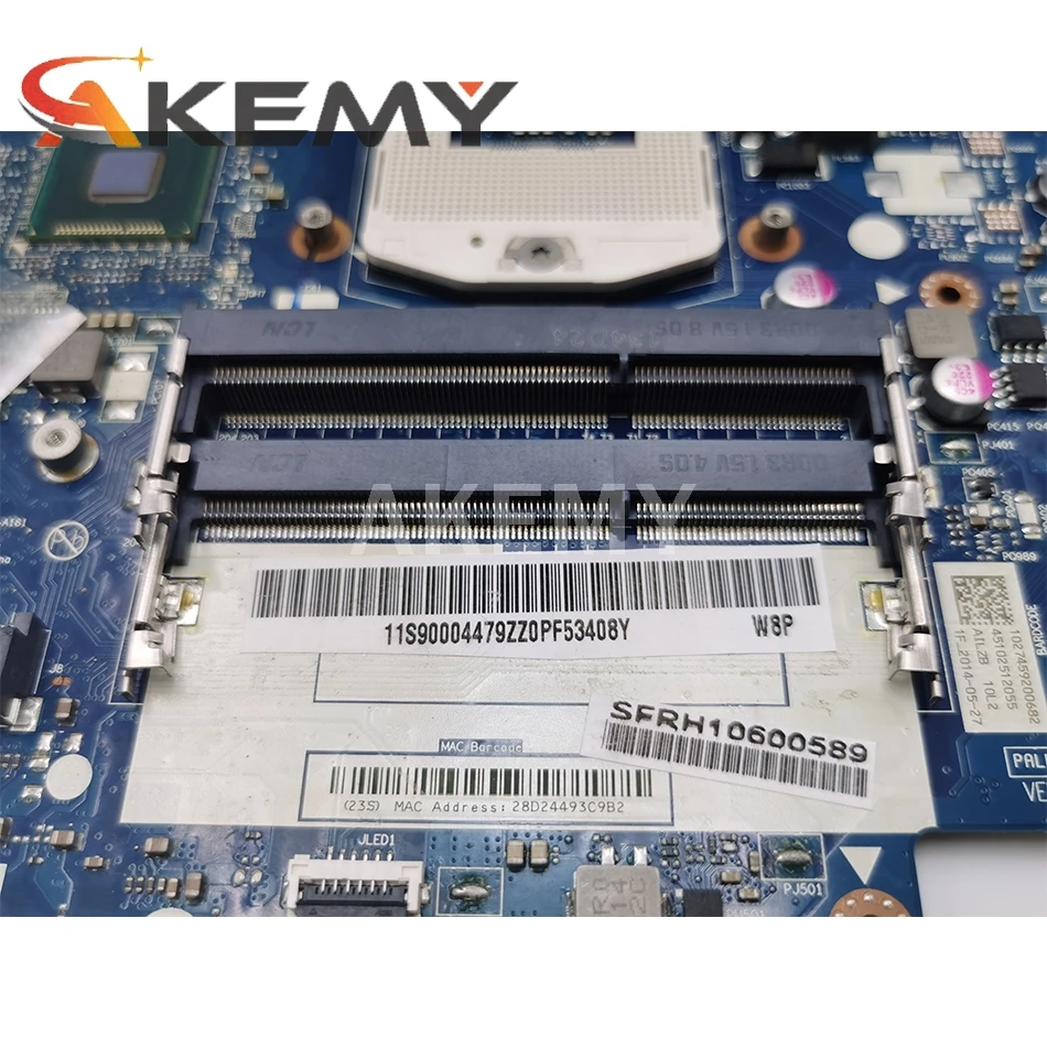 

Akemy Laptop motherboard For LENOVO Z510 Mainboard AILZA NM-A181 90004479 SR17E GT740M/2G