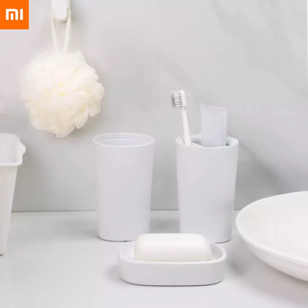 Набор для мытья Xiaomi Mijia 3 в 1 набор ухода за ванной чашка полоскания рта Коробка