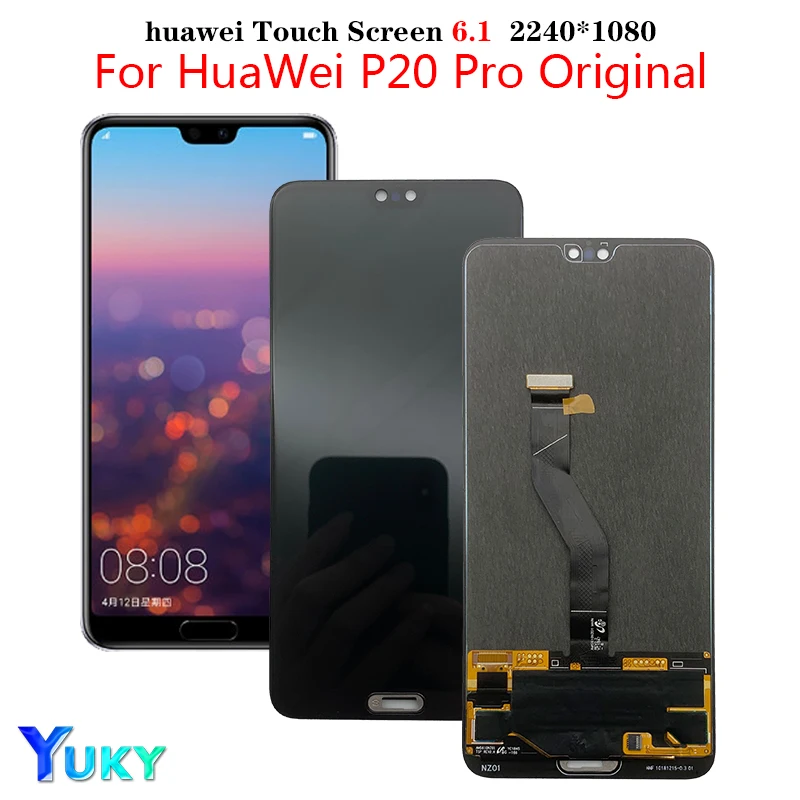 Huawei-digitalizador de pantalla t&aacute;ctil P20 Pro, Original, OLED, Vervanging Voor, Huawei P20 Plus, CLT-AL01 Lcd, CLT-L29 CLT-L09-1