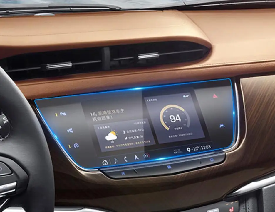 Защитная пленка на экран для Cadillac XT6 2020 дюйма радио DVD GPS ЖК панель наклейка