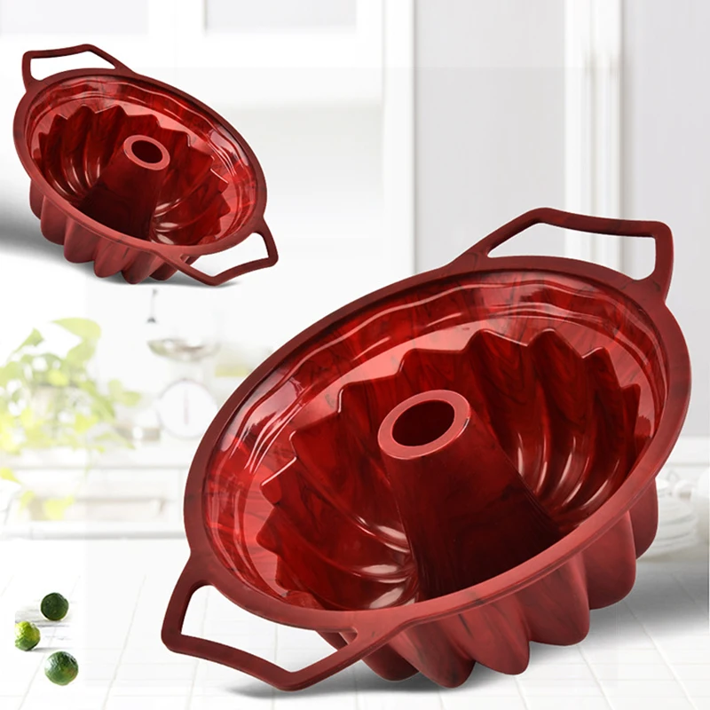 Классическая антипригарная силиконовая Сковорода в комплекте форма для торта с