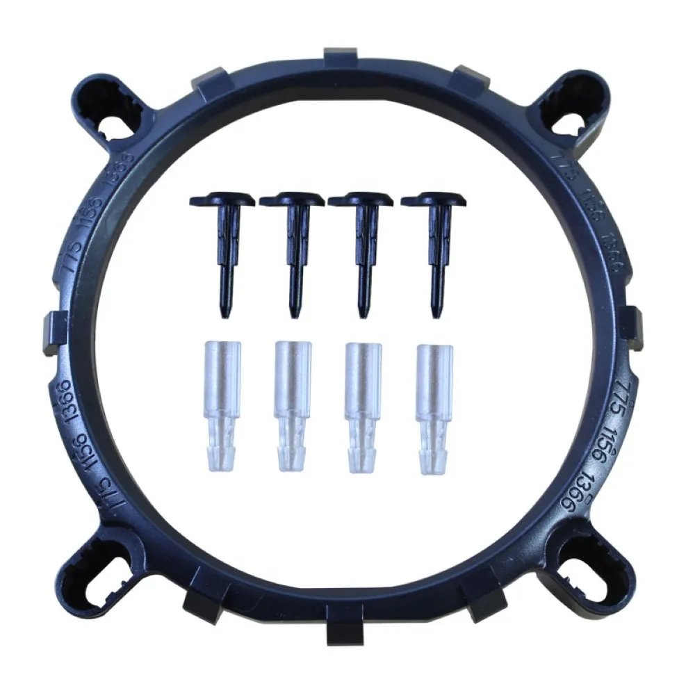 

BINGHONG CPU Cooler 4PIN PWM LED 4 Copper Pipe Low Noise CPU Single Cooling Fan for AMD LGA115X 1366 Motherboard
