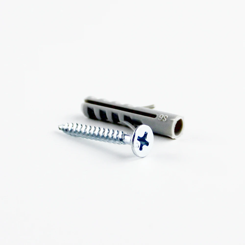 120 шт. нейлоновый настенный штекер/пластиковый расширительный анкер с резьбовым