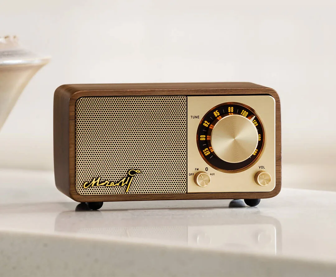 Xiaomi Youpin Bluetooth динамик Ретро беспроводной динамик с fm-радио портативный динамик мини беспроводной Bluetooth динамик