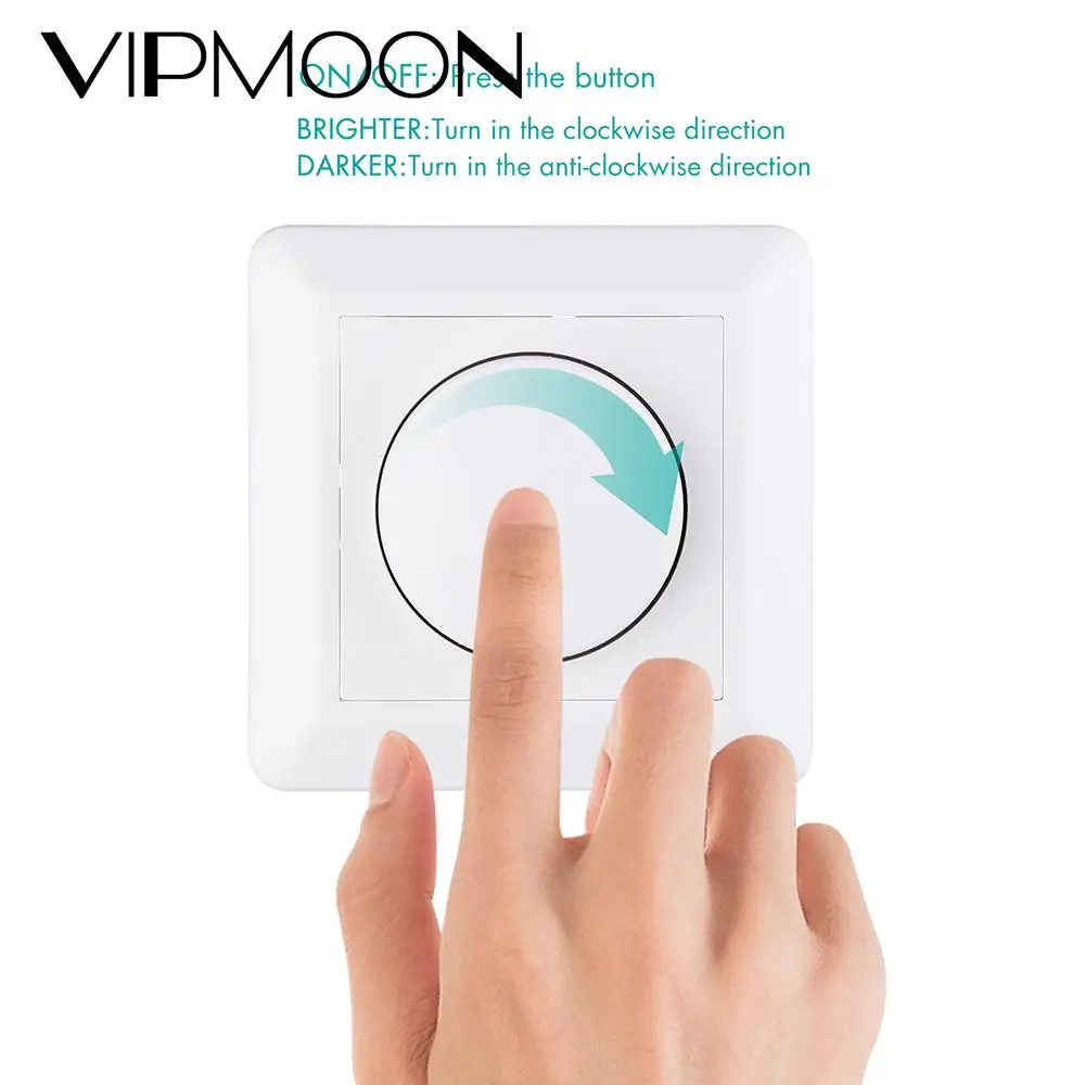 Настенный светодиодный диммер переключатель включения/выключения регулируемый