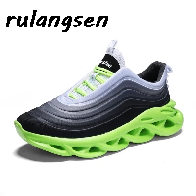 

36-45 Blade Sports Shoes Couple Breathable Small Coconut Running Shoes Casual Net Red White Shoes Rainbow Old Shoes