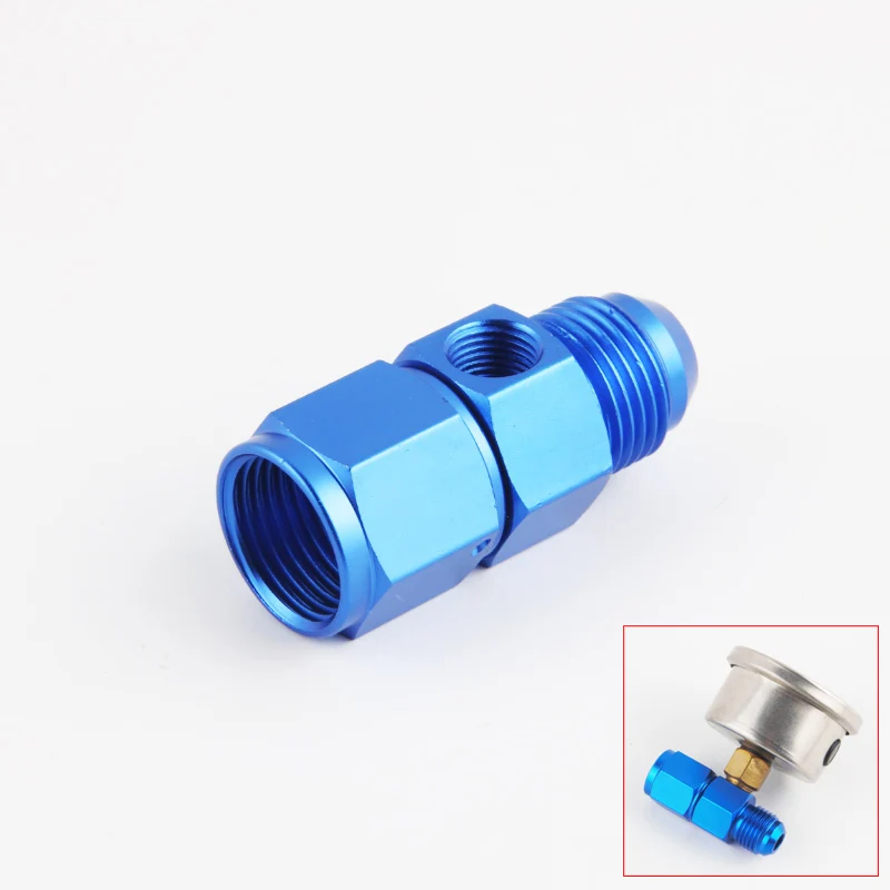 AN4 6 8 10 штыревой к женскому 1/8 &quotNPT датчик/Датчик боковой порт адаптер масляный