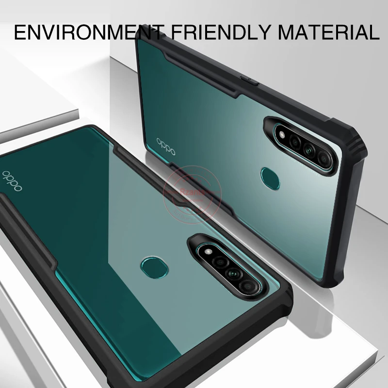 

Rzants For OPPO A31 A15 A15S A93 A53 Case Hard [Blade] Shockproof Slim Crystal Clear Cover funda Casing