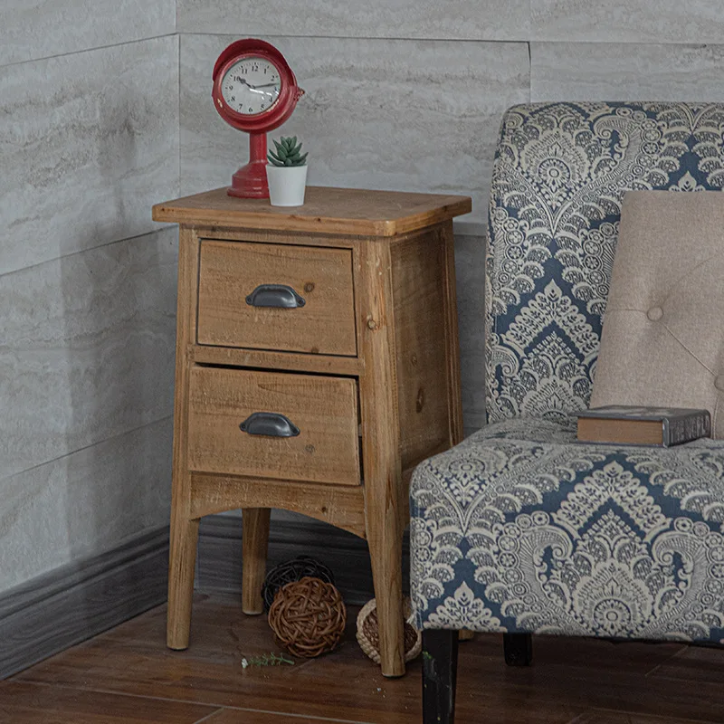 Farmhouse Antique Handmade Bedside Wooden Cabinet | Мебель