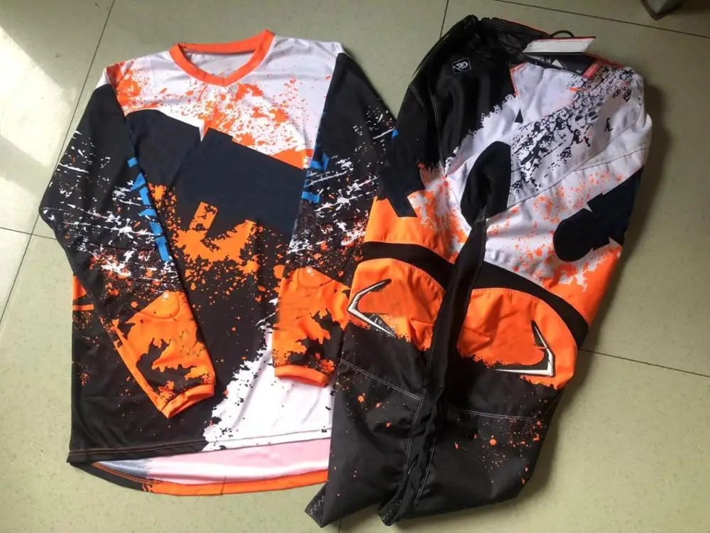 Набор из красных брюк и Джерси для мотокросса взрослых квадроцикла гоночного