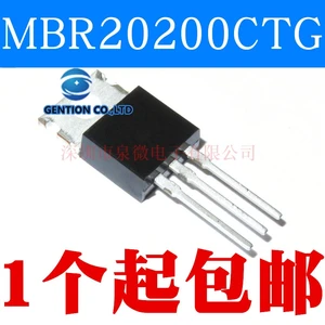 10PCS Bunt schottky diode MBR20200CTG B20200G 20 TO-220 in stock 100% new and original