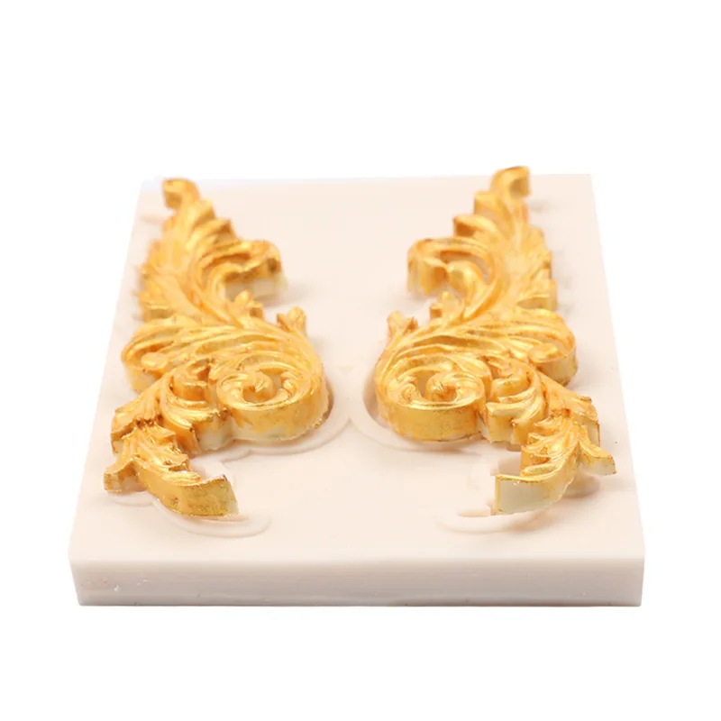 Европейский стиль тиснение морской конек силиконовая форма для торта ледяной