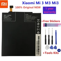 xiao mi original replacement battery for xiaomi mi 3 m3 mi3 bm31 genuine phone battery 3050mahgift tools stickers