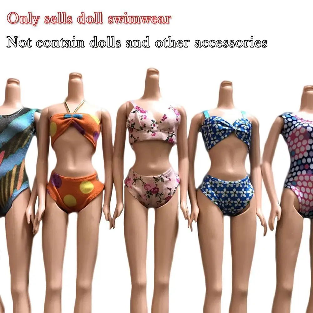 

Swimsuits Beach Bikini Bathing Swimwear Outfits For Dolls contain not dolls O1H1