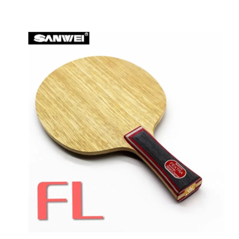 shakehand long FL Sanwei FEXTRA 7(нордическая VII) лезвие для настольного тенниса(7 деревянная древесина, Япония технология, STIGA клипер CL структура) ракетка для Пинг-Понга Летучая Мышь - Цвет: shakehand long FL