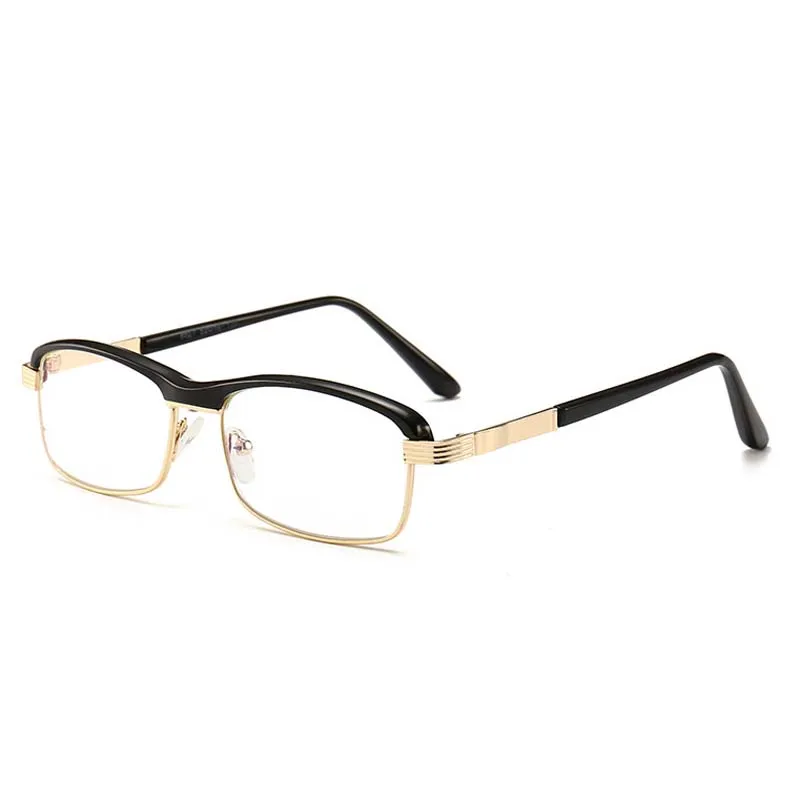 

Seemfly Anti-Blue Light Reading Glasses Metal Square Frame Spectacles For Men Women Fashion Optics Eyeglasses Myopia Glasses