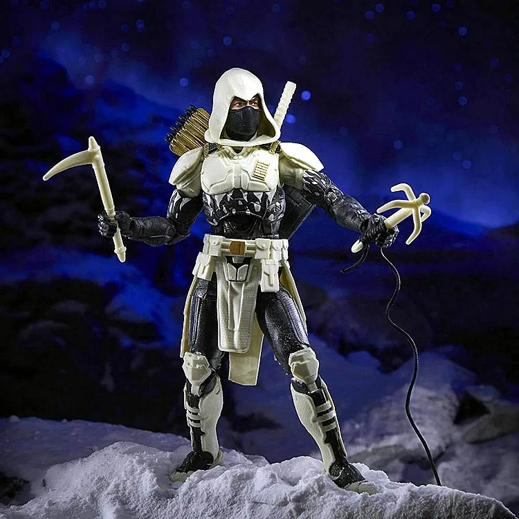 

Hasbro Special Forces G.I.Joe Ninja White Ghost Limited 6-inch Movable Doll Figure Hand Doll Toy Model for Friends and Relatives