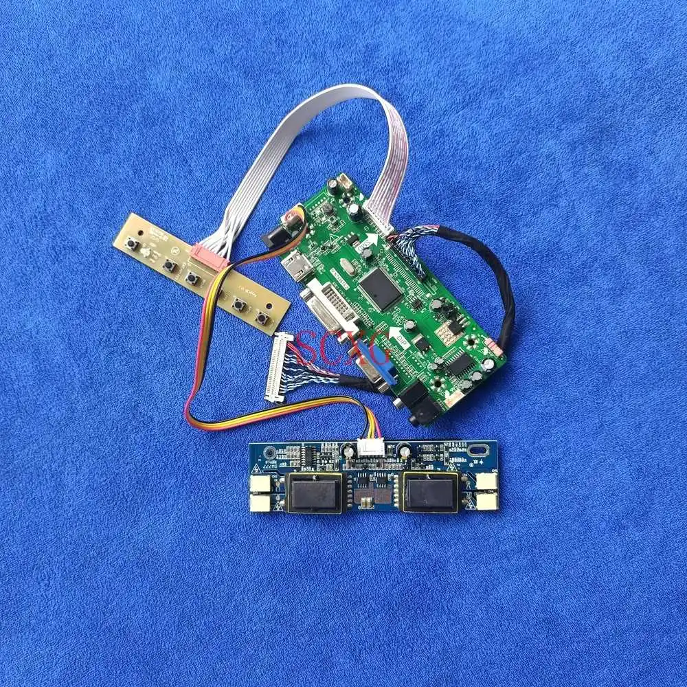 

Fit LM190E01/LM190E02/LM190E03 LVDS 30-Pin 1280*1024 DIY Kit VGA DVI HDMI-compatible LCD Screen 4CCFL M.NT68676 Controller Board