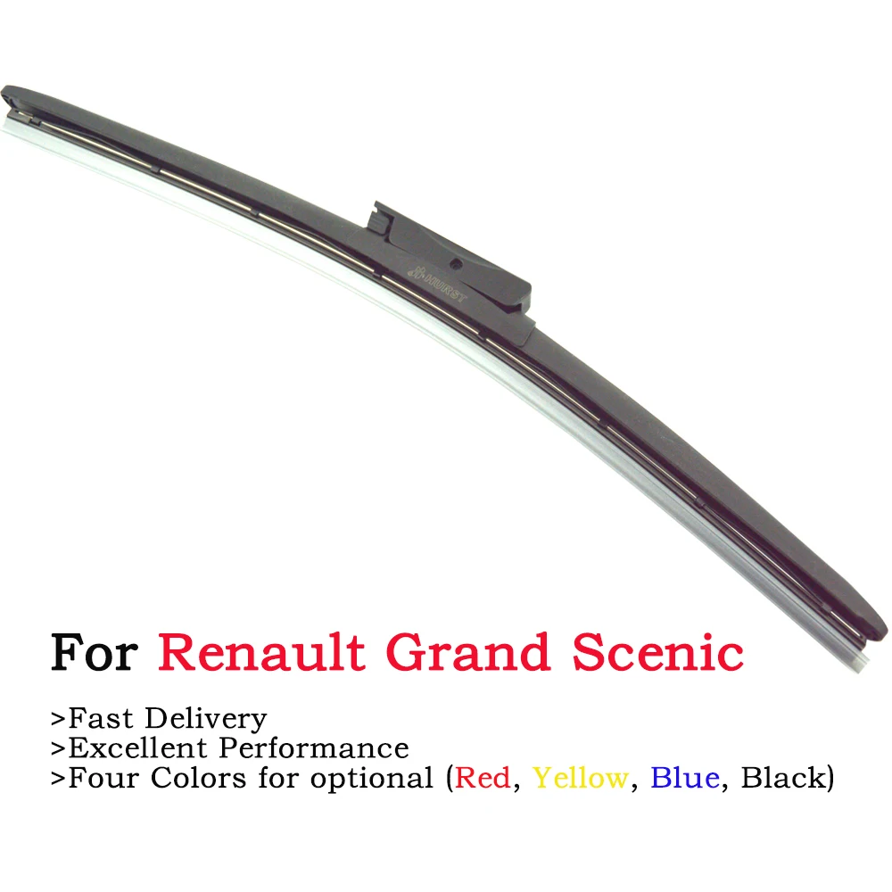 Красочные бескаркасные гибридные автомобильные стеклоочистители для Renault Grand