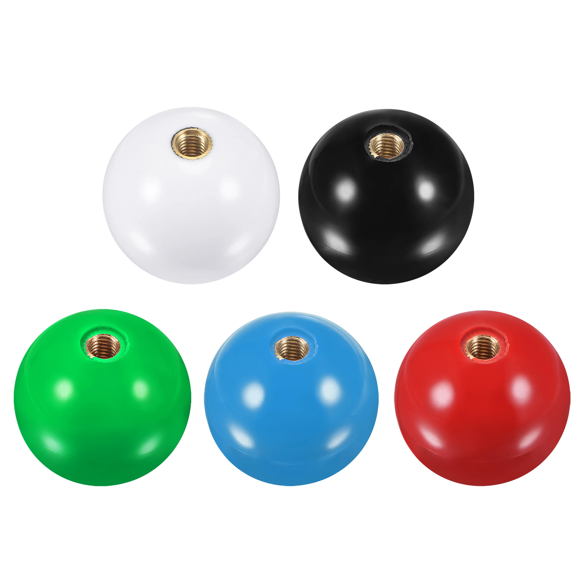 

Uxcell Joystick Handle Top Ball Head M6 Red/Green/White/Black/Blue Easy to Install for Arcade Game Part