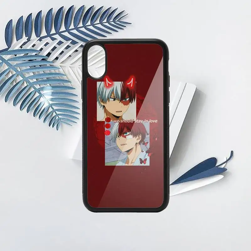 

Shoto Todoroki My hero academia Phone Case PC for iPhone 11 12 pro XS MAX 8 7 6 6S Plus X 5S SE 2020 XR