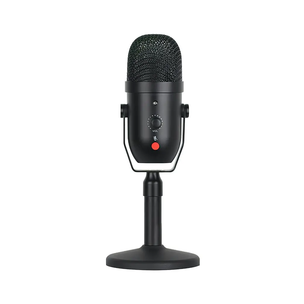 

Sturdy Condenser Microphone Computer USB Recording Game Live K Song Desktop Microphone Type-c Microphone