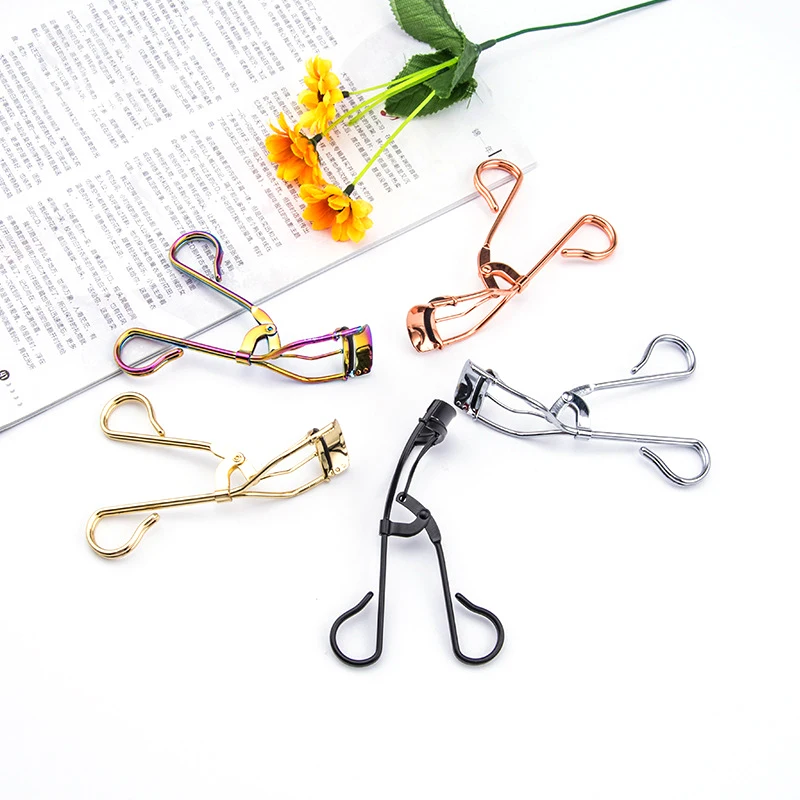 

Private Label Protable Colorful Eyelashes Curler Tweezer Curling Eye Lashes Clip Cosmetic Beauty Makeup Tool