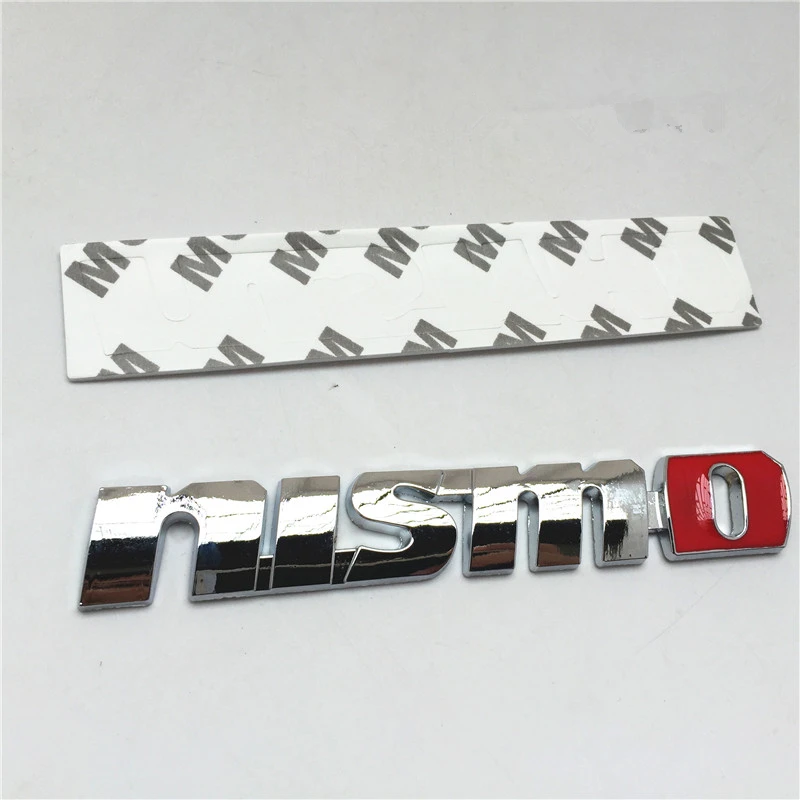 3D Metal Auto Car Nismo Badge Decal Silver/Black For Teana TIIDA QASHQAI SYLPHY SUNNY styling Emblem Sticker | Автомобили и