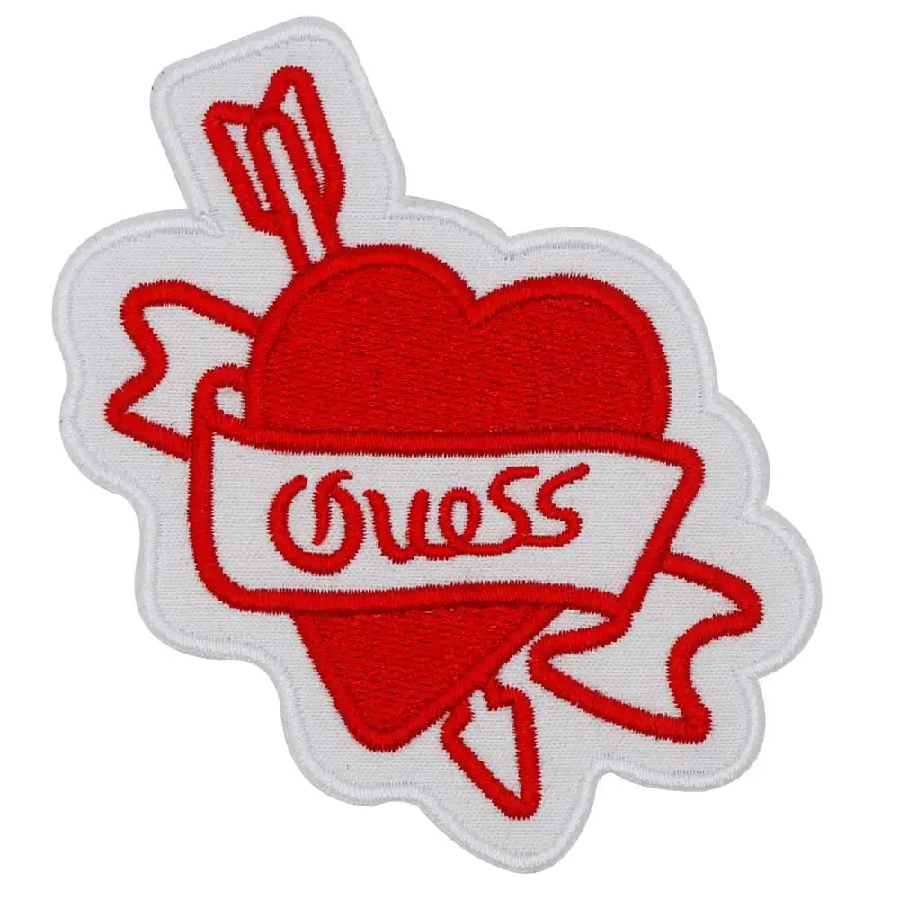 Нашивки с вышивкой крест стрелы в форме сердца|Заплатки| |