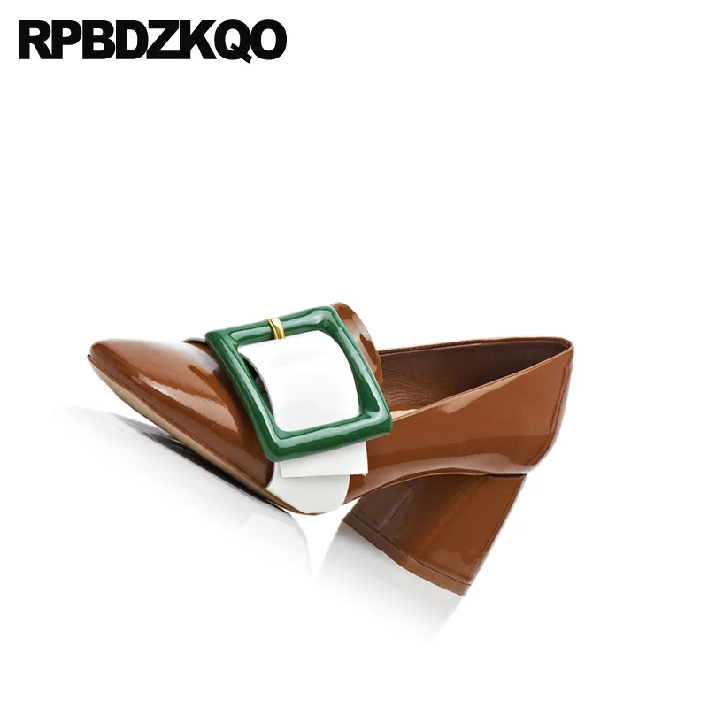 Женские туфли-лодочки Брендовая женская обувь 2021 Роскошные Лоферы без застежки с