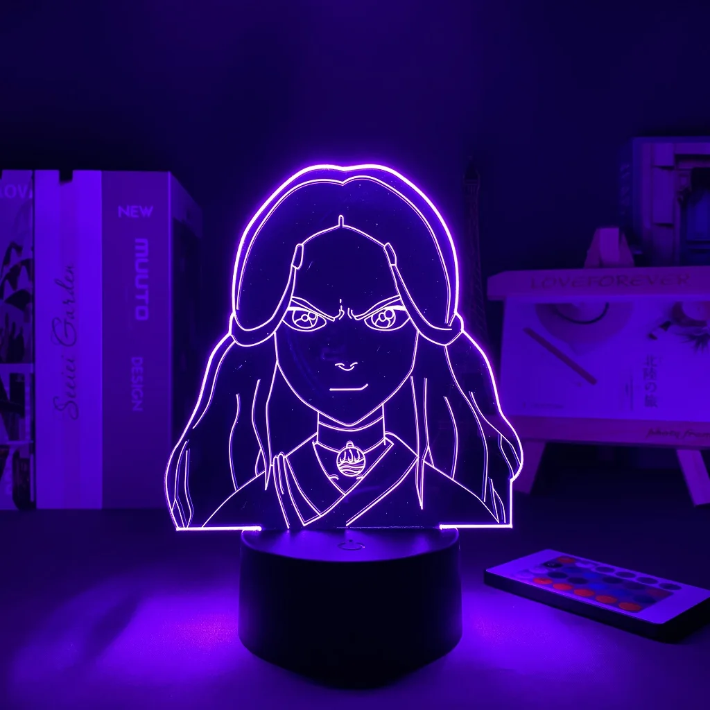 

Anime Night Light Katara Avatar The Last Airbender for Home Decor Birthday Gift Desk 3d Lamp Touch Sensor Nightlight