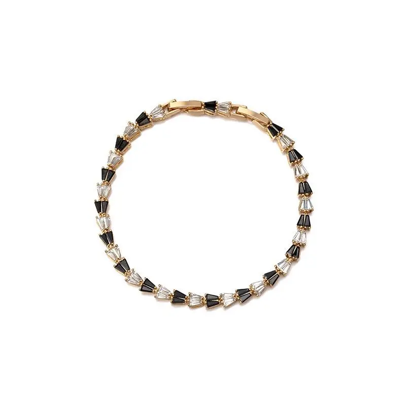 MxGxFam 50% скидка Рождественская распродажа 19 см черный микс браслет из белого