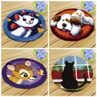 Холст животных подушки крюк с защелкой ковер вышивка Foamiran для рукоделия Подушка защёлки Наборы для вязания ковер DIY рукоделие Smyrna